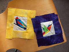 paper pieced birds