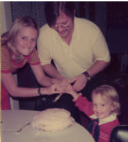 mom, dad and kitty