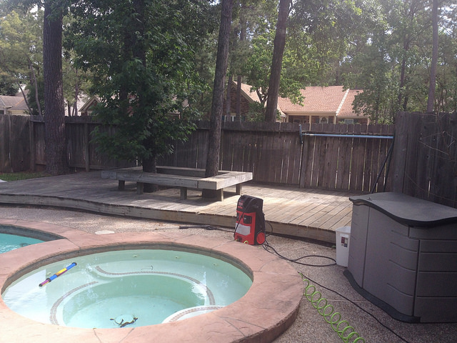 deck power washing