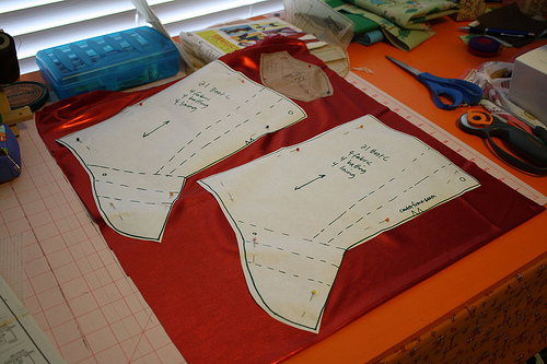 pattern pieces