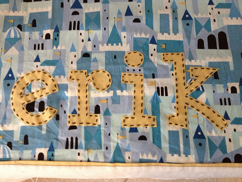 Baby Erik's quilt progress