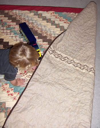 cobblestone quilt back